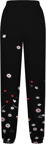 bmkBWO Sweatpants for Women,Fashion Graphic High Waisted Joggers Drawstring Lounge Pants with Pockets in Saudi Arabia