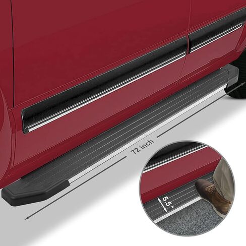 5.5Inches Running Boards Compatible with 2010-2024 Toyota 4Runner(Without Side Skirts) (Excl. 10-13 Sr5 & 10-24 Limited & 20-22 Nightshade Edition & 22-24 TRD Sport). Made with Aluminum. in Kuwait