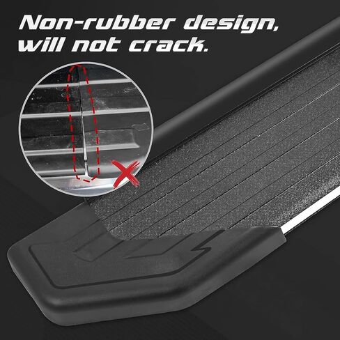 5.5Inches Running Boards Compatible with 2010-2024 Toyota 4Runner(Without Side Skirts) (Excl. 10-13 Sr5 & 10-24 Limited & 20-22 Nightshade Edition & 22-24 TRD Sport). Made with Aluminum. in Kuwait