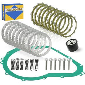 Clutch Kit & Friction Steel Plates Gasket Compatible with Suzuki GSX-R600 GSX-R750 2008 2009 in Kuwait