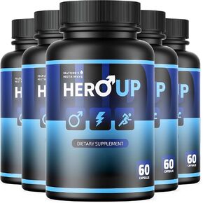 HeroUP - Natural Wellness Supplement with Plant-Based Ingredients – Non-GMO, Stimulant-Free | Made in The USA, GMP-Certified | 60 Capsules, 1 Month Suppy in Kuwait