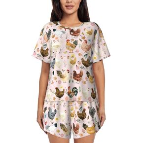 Pajamas Set For Women Short Sleeve T-Shirts Shorts Jumpsuit Sleepwear Nightwear Home Summer Pajamas Suit in Saudi Arabia