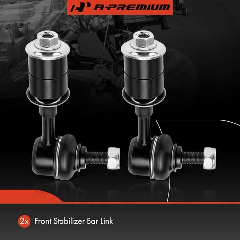 A-Premium 2 x Front Sway Bar Links Stabilizer Bar Links, Compatible with Hyundai Sonata 1999-2005, XG300 2001, XG350 2002-2005 & Kia Optima/Magentis 2001-2006, Amanti 2004-2006 in Saudi Arabia