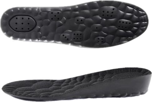 Height Increase Insoles for Men and Women,Bamboo Comfort Memory Foam Insoles, Breathable 4D Cloud Insoles for Shock Absorption, Foot Pain Relief (Height : 0.98In, Men: US 8-12) in Kuwait