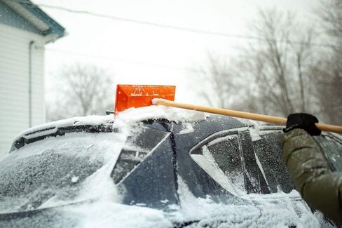 فرشاة SHUTTSCO التجارية شديدة التحمل للثلج SNO RAKE، مكنسة من الفينيل مطلية بالبلاستيك الخالي من الخدش لمجموعة السيارات، مستلزمات تاجر السيارات in Saudi Arabia