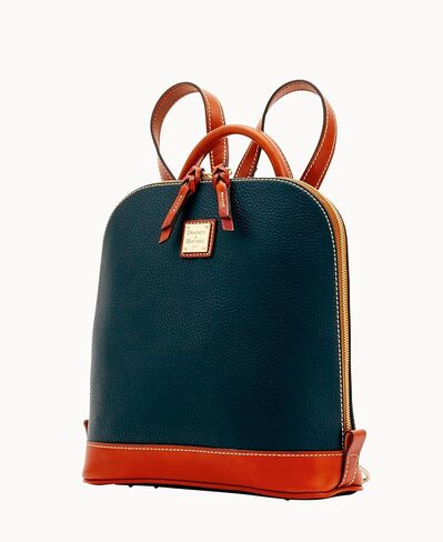 Dooney & Bourke Handbag, Pebble Grain Zip Pod Backpack - Red in Kuwait