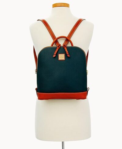 Dooney & Bourke Handbag, Pebble Grain Zip Pod Backpack - Red in Kuwait
