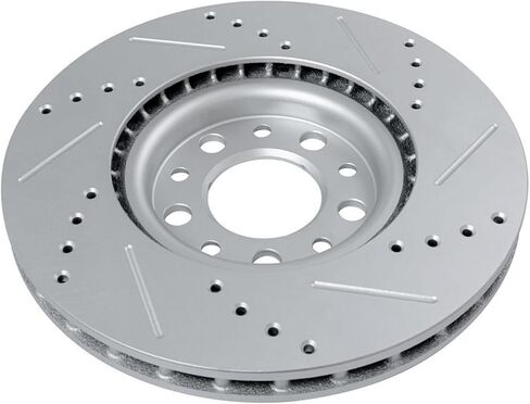 Detroit Axle - Front Brake Rotors for 2020 2021 2022 2023 2024 2025 Jeep Wrangler Gladiator, Drilled and Slotted Disc Brake Rotors Replacement : 12.99" inch Rotor in Saudi Arabia