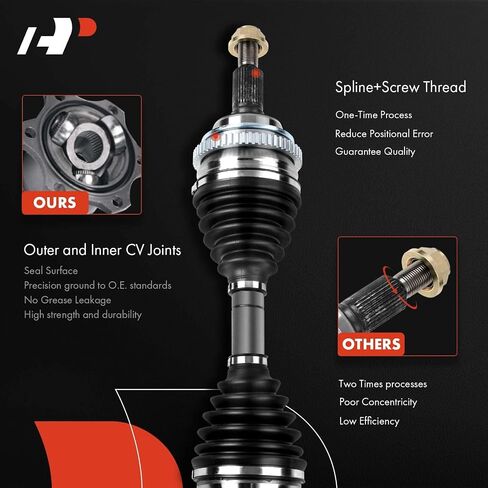 مجموعة عمود محور السيرة الذاتية الممتازة متوافقة مع لكزس GS300 93-05، GS400 98-00، GS430 01-05، SC300 92-97، SC400 92-00، SC430 02-05 وتويوتا سوبرا 93-98، 3.0L 4.0L 4.3L، الركاب الخلفي الأيمن الجانب in Kuwait