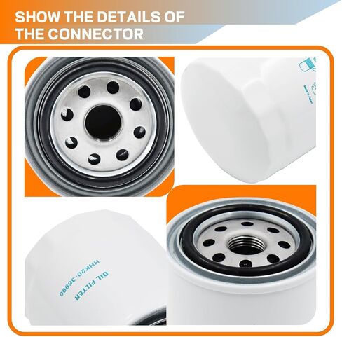 فلتر الزيت HHK20-36990 متوافق مع كوبوتا BX1500D BX1830D BX2230D BX2680 GR2020 GR2120 G2460 ZD18 ZD21 ZD25 ZD28 in Kuwait