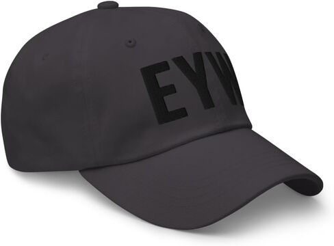 EYW Airport Code Hat Embroidered Dad Hat | Black Thread | Key West Florida Baseball Cap Travel Gift in Saudi Arabia