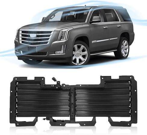CarPartsDepot مصراع الشبكة الأمامية النشطة مع محرك متوافق مع 2015-2020 كاديلاك إسكاليد وشفروليه تاهو وشفروليه سوبربان وجي إم سي يوكون GM1206125 84378163 in Saudi Arabia