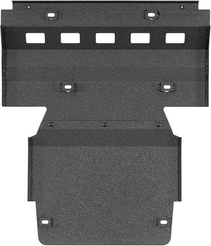 Hooke Road 4Runner Front Skid Plate Compatible with 2010-2024 Toyota 4Runner 5th Gen, Textured Black Steel Offroad Accessories in Saudi Arabia