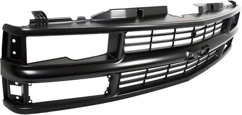 Evan Fischer Grille Assembly Comptible with Chevrolet Blazer 1994, Chevrolet C1500 1994-1999, Painted Black, Plastic in Saudi Arabia