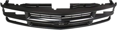 Evan Fischer Grille Assembly Comptible with Chevrolet Blazer 1994, Chevrolet C1500 1994-1999, Painted Black, Plastic in Saudi Arabia