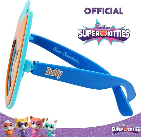 Sun-Staches Official SuperKitties Sunglasses | Sparks, Bitsy, Buddy, Ginny Costume Accessory Mask | Kids in Saudi Arabia
