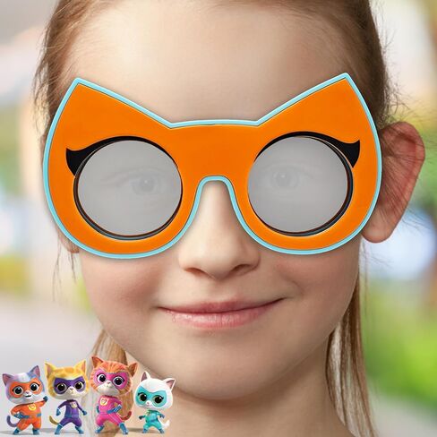 Sun-Staches Official SuperKitties Sunglasses | Sparks, Bitsy, Buddy, Ginny Costume Accessory Mask | Kids in Saudi Arabia