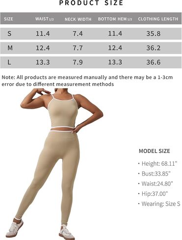Women's 2 Piece Workout Set High Waist Leggings and Tank Top for Yoga Gym Running Quick Dry Athletic Matching Set in Saudi Arabia