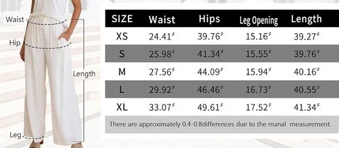 Womens Cotton Linen Palazzo Pants Drawstring Elastic Waist Casual Wide Leg Trousers with Pockets in Saudi Arabia