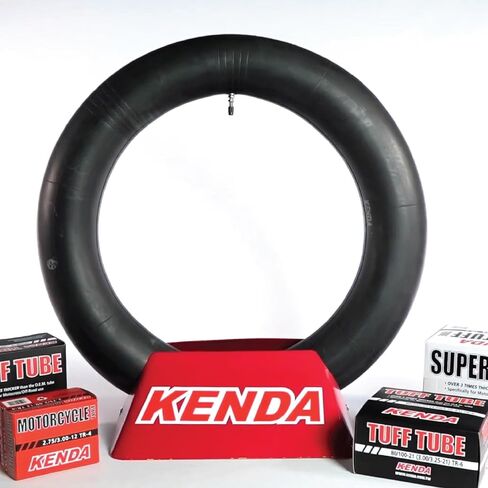 Kenda 275/300-16 TR-4 Inner Motorcycle Tube – Heavy-Duty Rubber, TR-4 Valve Stem with Keychain(2-Pack) in Saudi Arabia