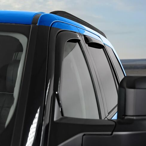 عاكسات النوافذ داخل القناة مقاومة للكسر من Goodyear لسيارة Toyota Sequoia 2023-2025، واقيات المطر، واقيات النوافذ للسيارات، عاكس فتحة التهوية، ملحقات السيارة، 4 قطع - GY008722 in Saudi Arabia
