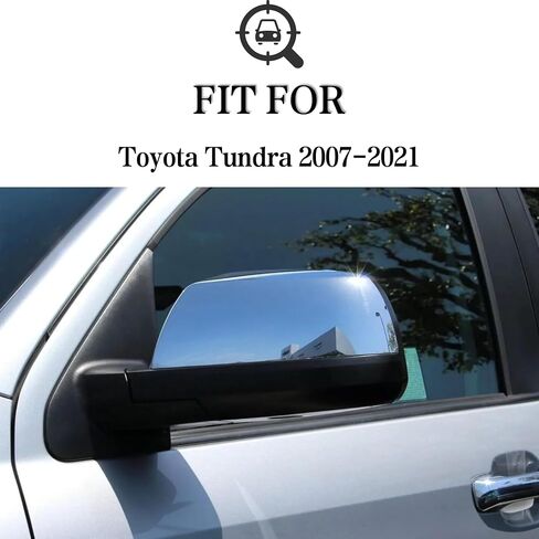 Side View Mirror Cover Caps Black Compatible with Toyota Tundra 2007-2021 Outer Mirror Cover Replace 87945-0C020 87915-0C040 Pair in Kuwait