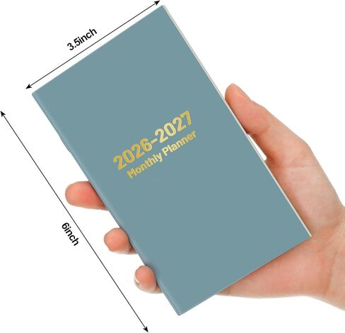 6 Pack Pocket Calendar 2025-2026 for Purse, 3.5 x 6 Inch Pocket Planner Small Monthly Calendar from Jan 2025 to Dec 2026 for Women Men New Year Gifts(Pink) in Saudi Arabia