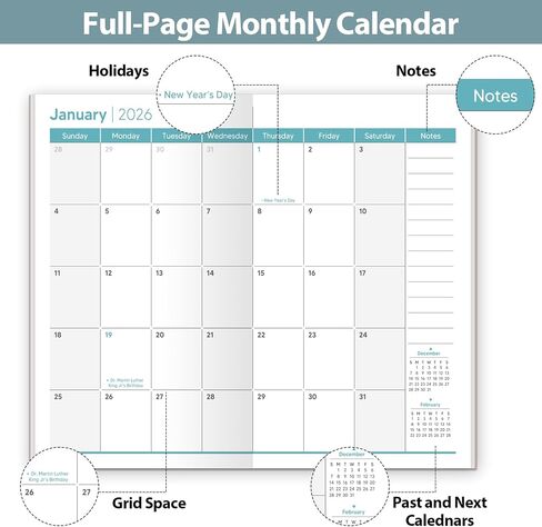 6 Pack Pocket Calendar 2025-2026 for Purse, 3.5 x 6 Inch Pocket Planner Small Monthly Calendar from Jan 2025 to Dec 2026 for Women Men New Year Gifts(Pink) in Saudi Arabia