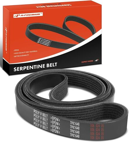 A-Premium Engine Serpentine Drive Belt Compatible with Honda, Acura & BMW Cars - Civic 2006-2011, X5, 550i GT xDrive, 750i xDrive, 750Li, X6, 650i Gran Coupe, X7 & More in Saudi Arabia