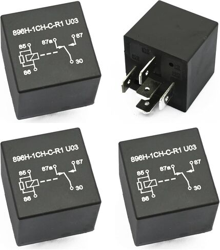 4 قطع 896H-1Ch-C-R1-U03، 5 دبابيس توصيل 12Vdc 50A 12V مرحل السيارة 896H-1Ch-C-R1 U03 in Kuwait