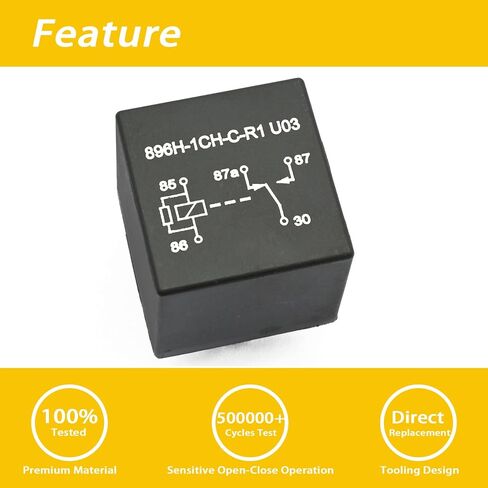 4 قطع 896H-1Ch-C-R1-U03، 5 دبابيس توصيل 12Vdc 50A 12V مرحل السيارة 896H-1Ch-C-R1 U03 in Kuwait