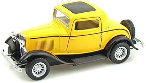 Kinsmart 1/34 مقياس Diecast 1932 Ford 3-window Coupe باللون الماروني in Saudi Arabia