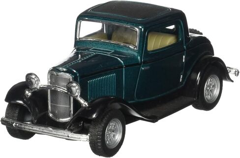 Kinsmart 1/34 مقياس Diecast 1932 Ford 3-window Coupe باللون الماروني in Saudi Arabia