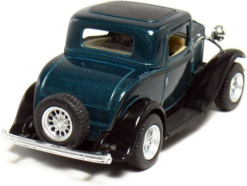 Kinsmart 1/34 مقياس Diecast 1932 Ford 3-window Coupe باللون الماروني in Saudi Arabia
