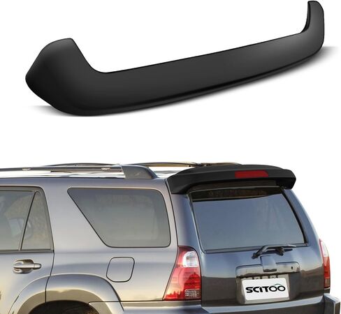 SCITOO Black ABS Rear Trunk Spoiler Wing 52.2 Inch x 5.9 Inch Replacement fit for 2003-2009 for Toyota 4Runner with 3rd Brake Light in Saudi Arabia