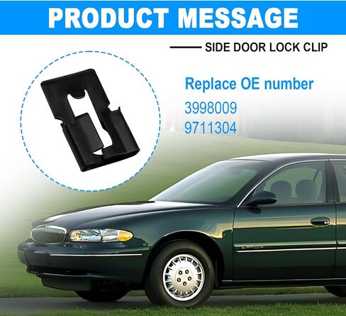 3998009 Door Lock Tailgate Handle Rod Clips, Auto Parts Compatible with GM, Oldsmobile, Chevy, Tailgate Handle Rod Clip Replace OE#9711304, 1956-On (15pcs) in Saudi Arabia