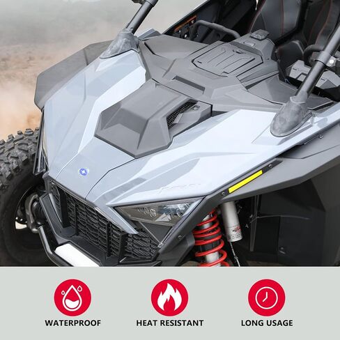 A & UTV PRO Carbon Fiber Pattern Turbo Hood Scoop for Can-Am Maverick X3 XDS XRS MAX Turbo R 2017-2024 2025, Front Air Intake Kit Accessories, Replace OEM #705014313, 1PC in Kuwait