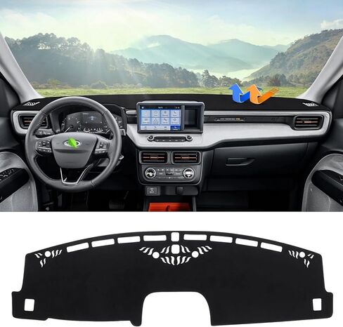 Autorder Dashboard Cover Mat Fit for 2007-2021 Nissan Frontier/2009-2012 Suzuki Equator Accessories Dash Cover Flannel Dash Mat Sunshade Glare UV Rays Protector in Kuwait