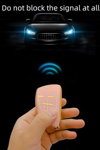 غطاء حماية لمفتاح TPU ناعم وردي اللون لهاتف Hyundai، سلسلة مفاتيح، ملحقات لـ 2024 2023 2022 Sonata، Tucson، Santa Cruz مفتاح التحكم عن بعد الذكي (لشركة Hyundai A) in Kuwait