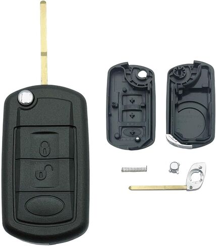 Replacement Key Fob Shell Case Fits for Range Rover Sport Land Rover Discovery LR3 Keyless Entry Remote Control 3 Button Flip Key Pad Cover (LR-a) in Saudi Arabia
