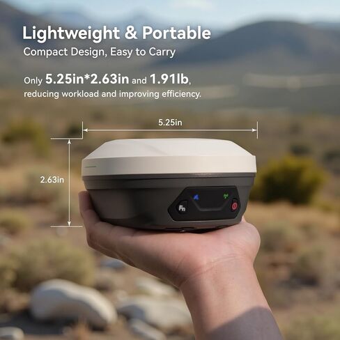 E1 GNSS IMU RTK GPS Surveying Equipment Rover Receiver Rtk Gnss Handheld Collector and Survey Software, 1408 Channels, 1cm Accuracy, 5km Distance in Kuwait