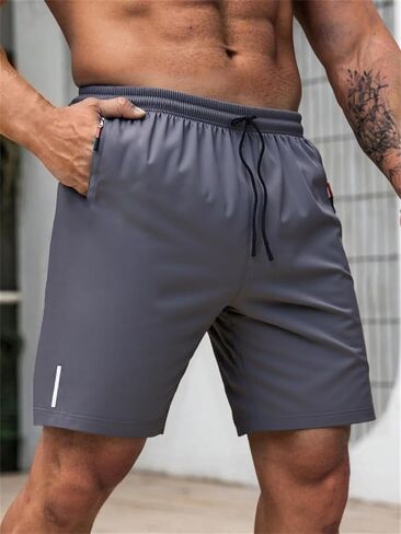 Men's Athletic Shorts Quick Dry Running Workout Gym Shorts Lightweight Casual with Pockets in Saudi Arabia