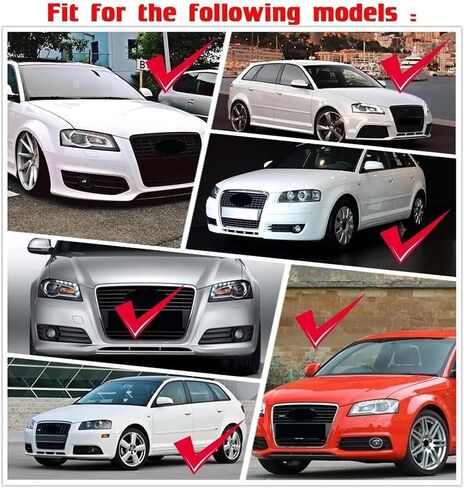 Front Headlight Lens Cover Compatible for A3 8P S-line S3 RS3 Facelift 2008 2009 2010-2012 Clear Headlamp Shell Transparent Lampshade(1 Piece Right) in Saudi Arabia