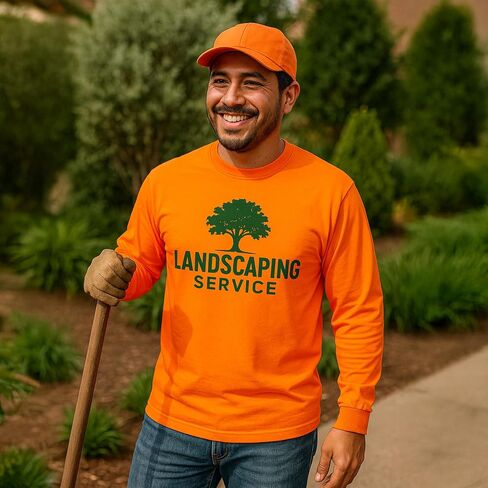 Kolossus Customizable High Visibility Long Sleeve Work Shirts Design Your Own Personalized t Shirts with Logo Photo Text in Kuwait