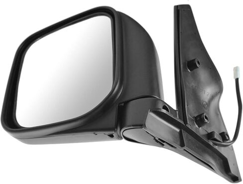 TRQ Driver Side Power Mirror Paint to Match Smooth Black Compatible with 1992-2000 Mitsubishi Montero MI1320108 in Saudi Arabia