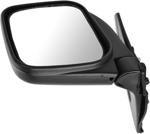 TRQ Driver Side Power Mirror Paint to Match Smooth Black Compatible with 1992-2000 Mitsubishi Montero MI1320108 in Saudi Arabia