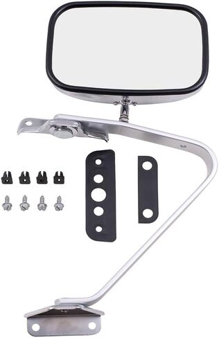 Manual Mirror for 1980-1996 Bronco 5X8 Swing Lock L=R Metal Housing For Mirrors Upper for 1980-1983 F-100 for 1980-1997 F-150 for 1980-1997 F-250 E5TZ17696A FO1320102 in Saudi Arabia