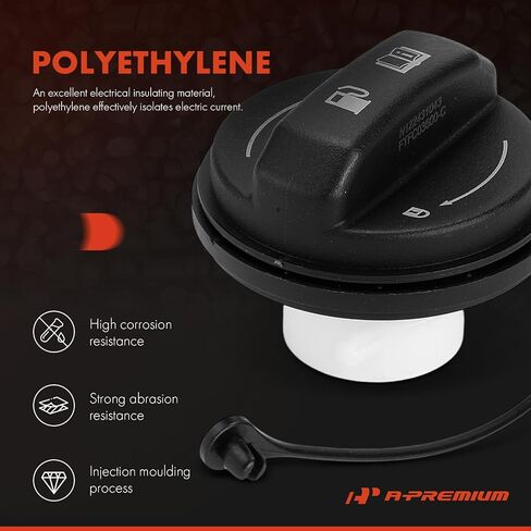 A-Premium Fuel Tank Filler Cap Compatible with Hyundai Elantra, Sonata, Santa Fe, Accent, Tucson, Genesis, Veloster, Kona, Palisade, Ioniq, Azera, Veracruz, Venue, Equus & Kia Soul & Genesis G80 in Saudi Arabia