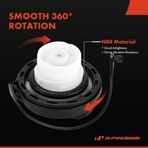 A-Premium Fuel Tank Filler Cap Compatible with Hyundai Elantra, Sonata, Santa Fe, Accent, Tucson, Genesis, Veloster, Kona, Palisade, Ioniq, Azera, Veracruz, Venue, Equus & Kia Soul & Genesis G80 in Saudi Arabia