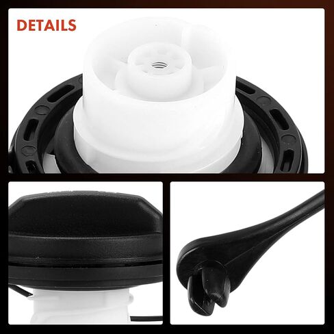 A-Premium Fuel Tank Filler Cap Compatible with Hyundai Elantra, Sonata, Santa Fe, Accent, Tucson, Genesis, Veloster, Kona, Palisade, Ioniq, Azera, Veracruz, Venue, Equus & Kia Soul & Genesis G80 in Saudi Arabia